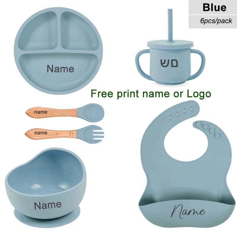 Ustensile en silicone pour enfants 6pcs