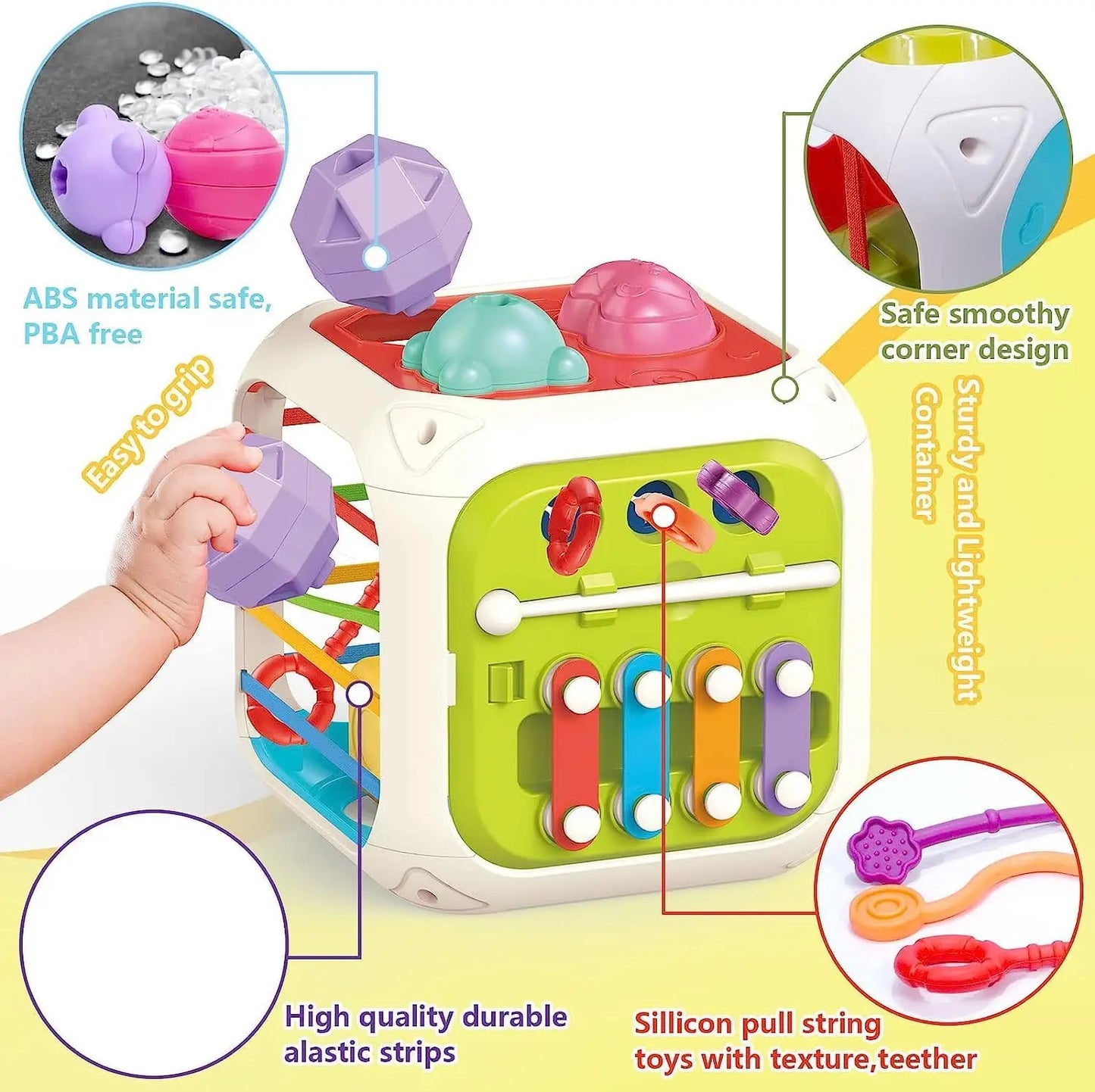 Montessori Sensoriel Jouet Bebe 6-12 Mois 1 an
