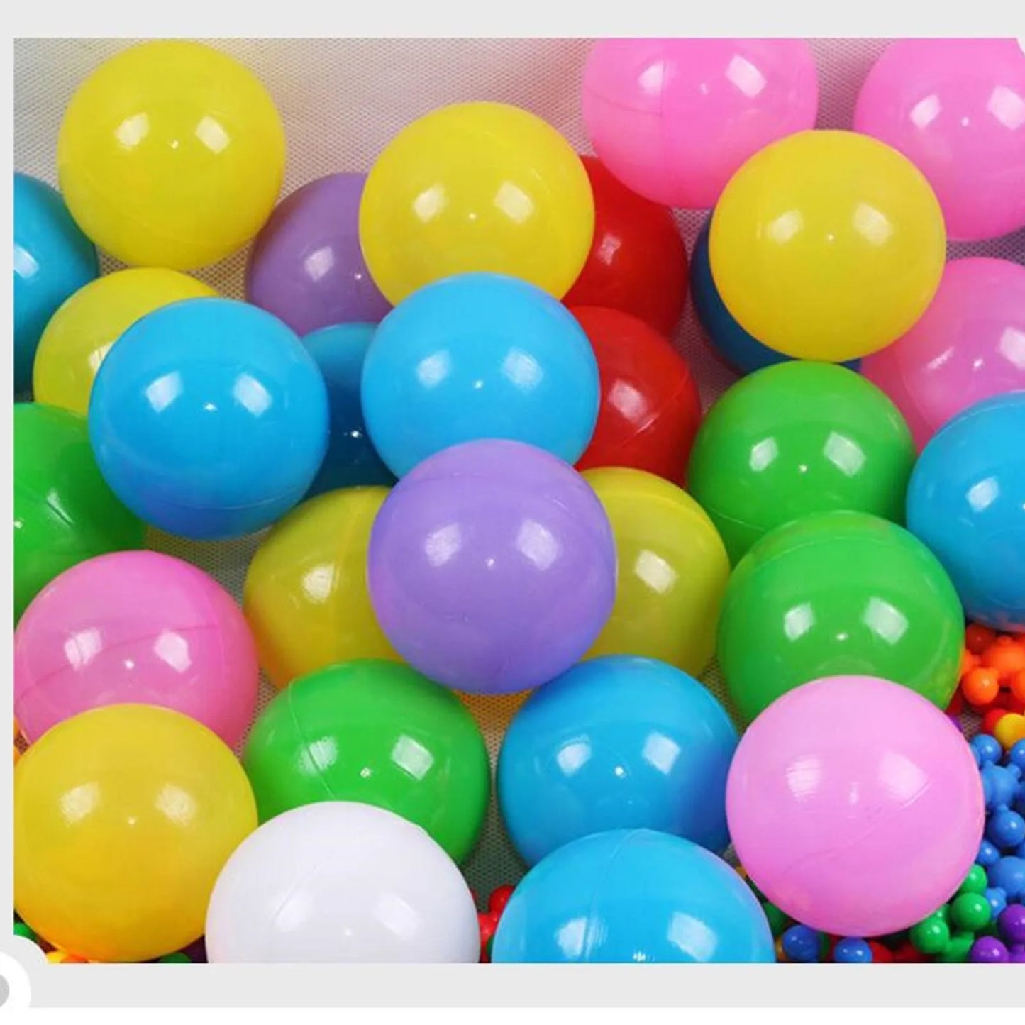 Balles en plastique, 50/100 Pièces