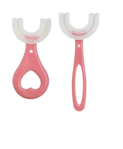 Brosse à dents en forme de U pour enfants en silicone