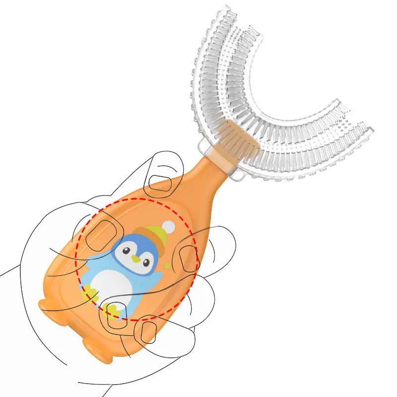 Brosse bébé en anneau souple