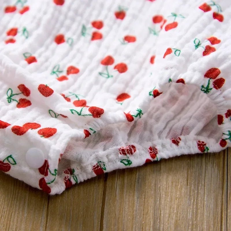 Barboteuse mousseline en coton lin