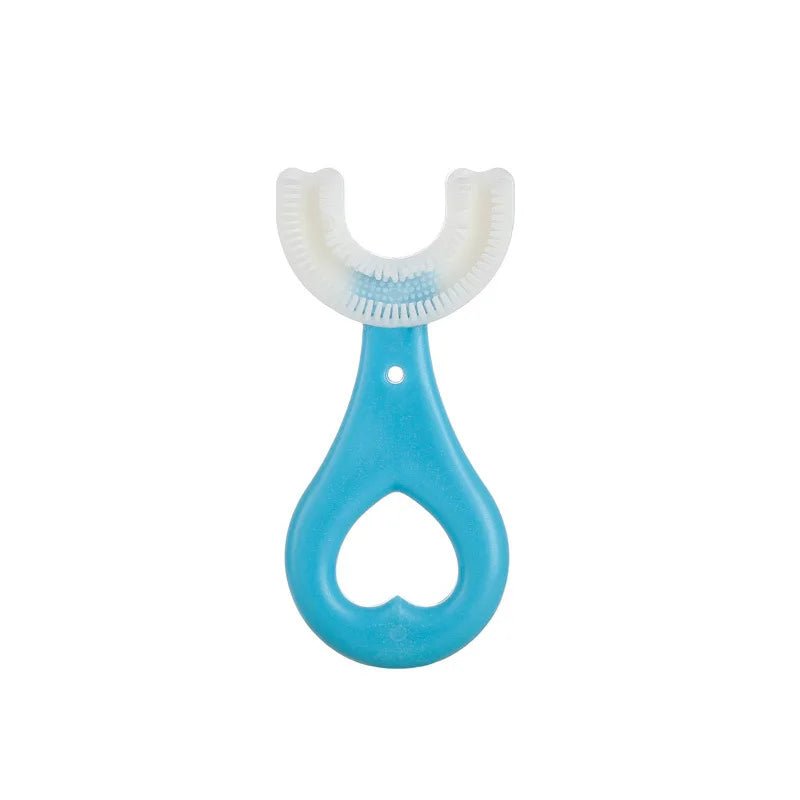 Brosse à dents en forme de U pour enfants en silicone