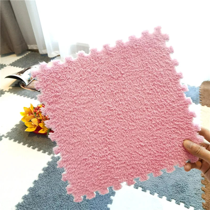 Tapis de Sol en Peluche Doux
