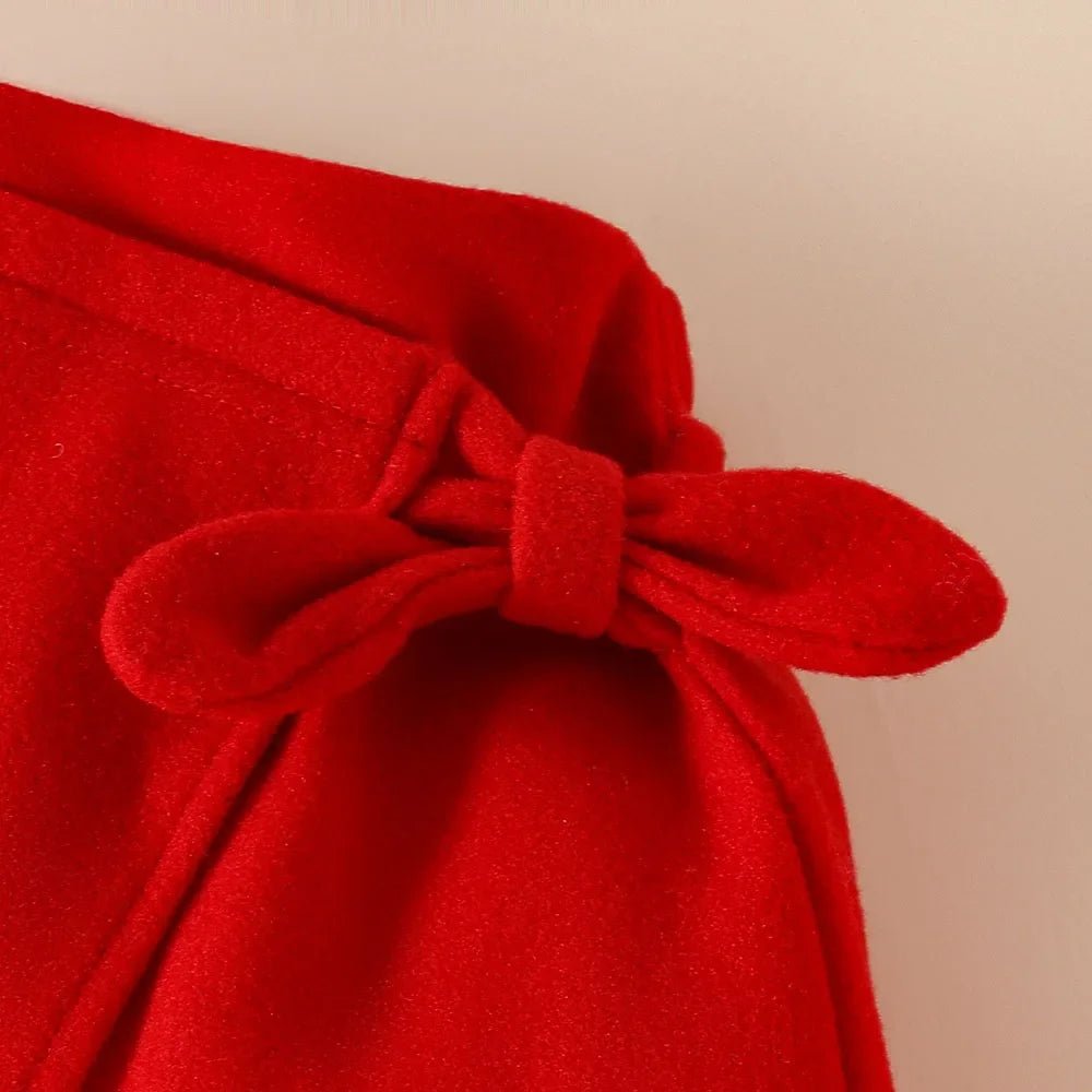 Ensemble pour filles, jupe irrégulière et béret