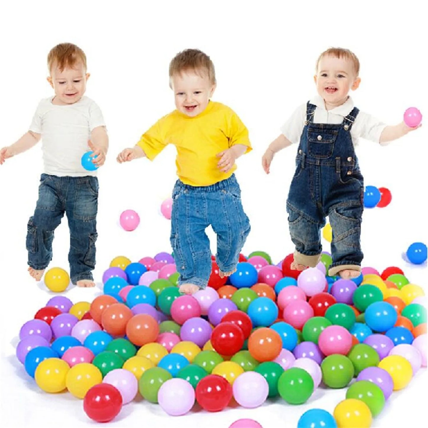 Balles en plastique, 50/100 Pièces