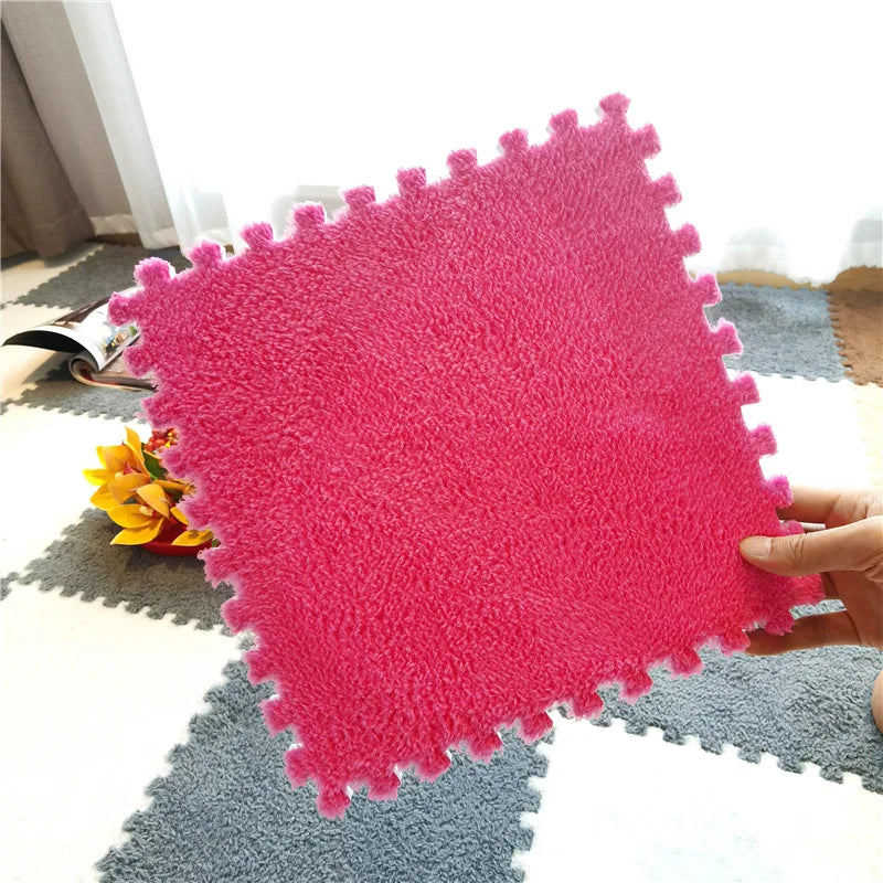 Tapis de Sol en Peluche Doux