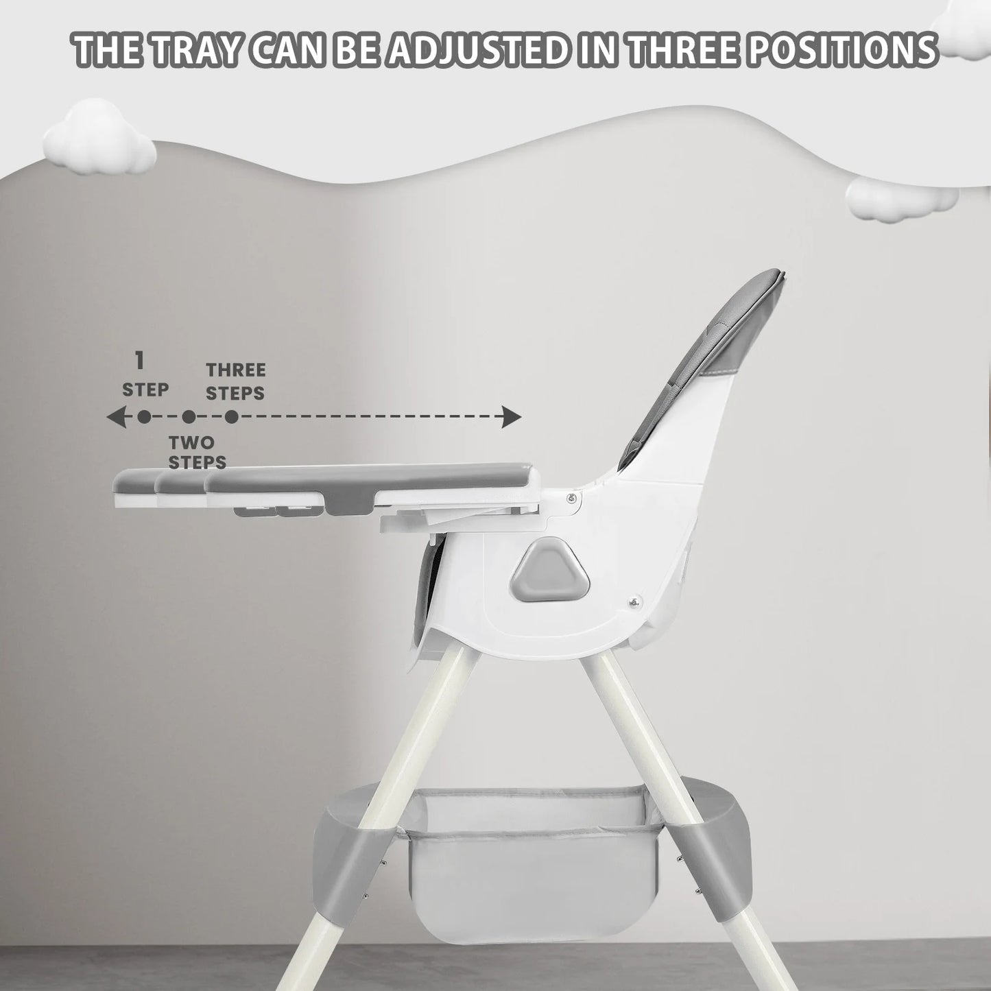 UBRAVOO-Chaise haute repliable