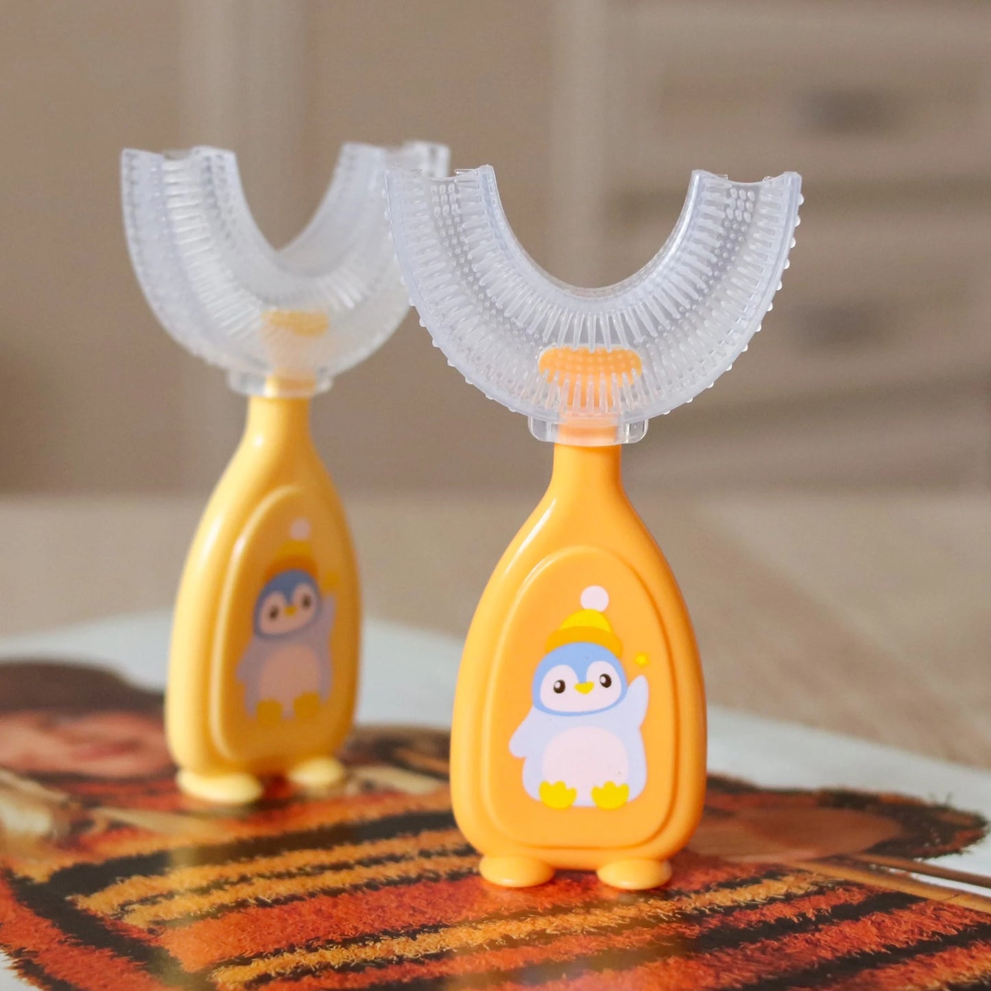 Brosse bébé en anneau souple