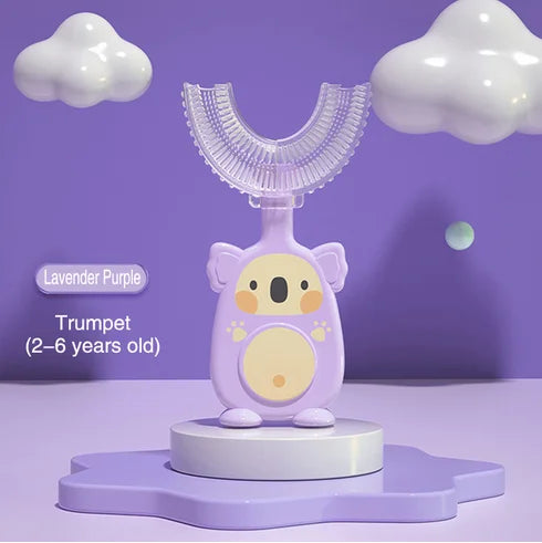 Brosse bébé en anneau souple