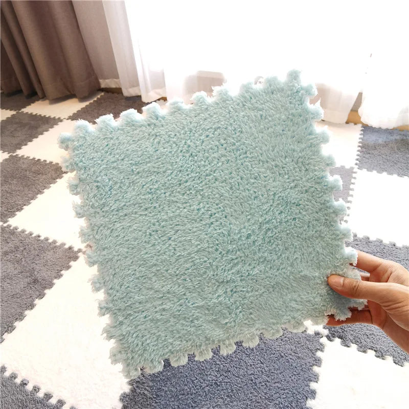 Tapis de Sol en Peluche Doux