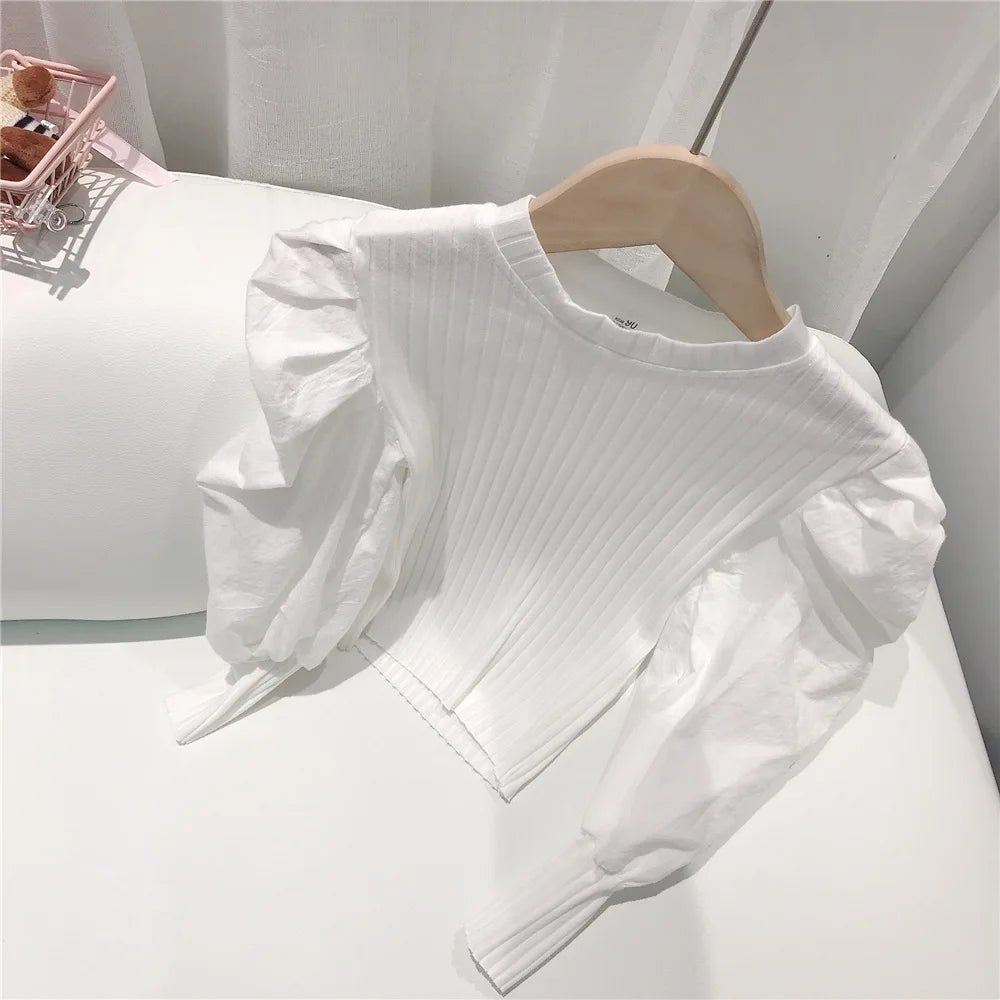 Ensemble à bretelles en coton pour filles