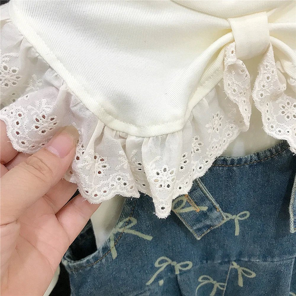 Ensemble en dentelle coréens