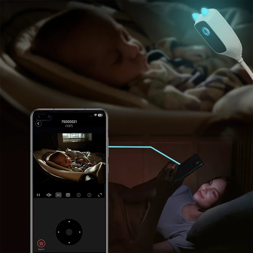 Babyphone vidéo d'intérieur 4MP 2K WiFi
