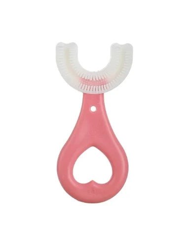 Brosse à dents en forme de U pour enfants en silicone