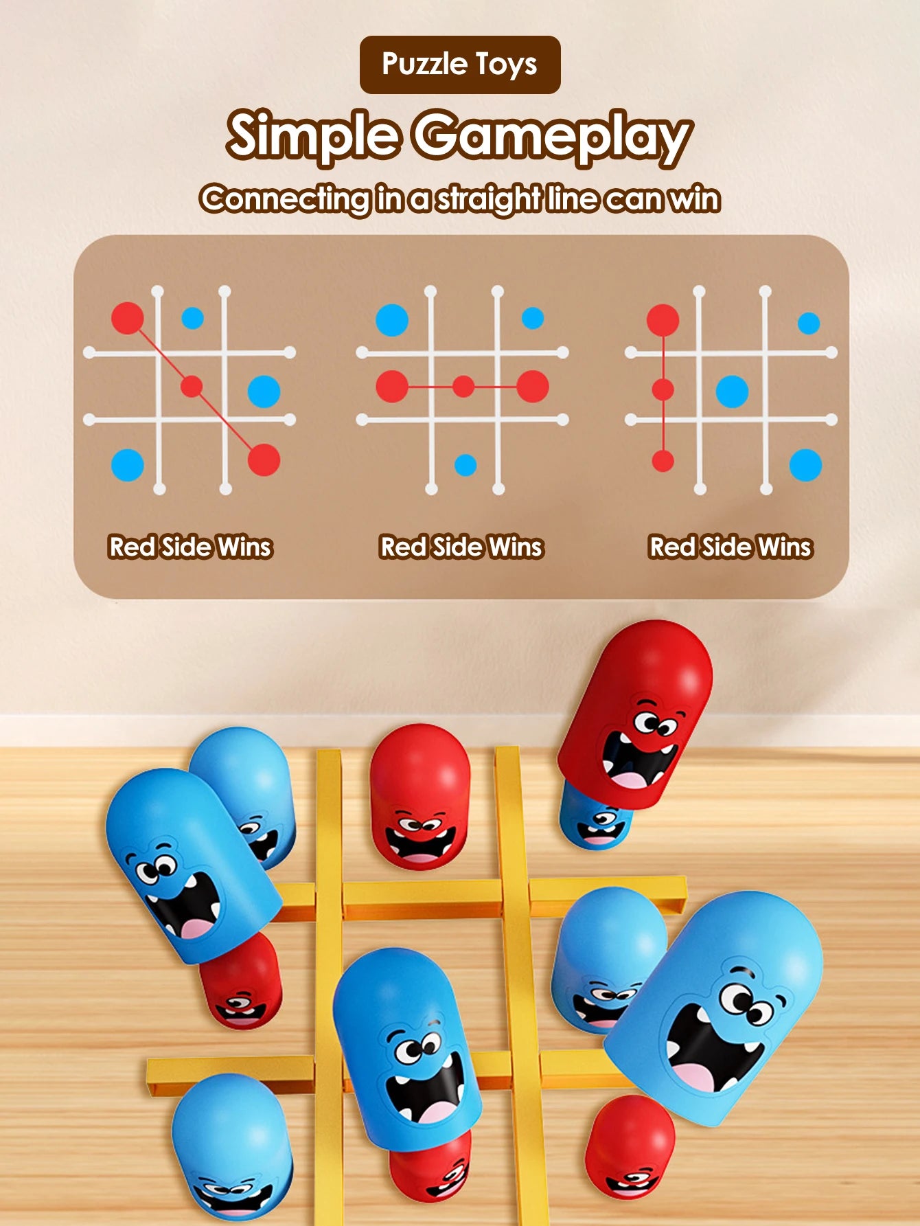 Jeux d'éveils, tic-tac-toe