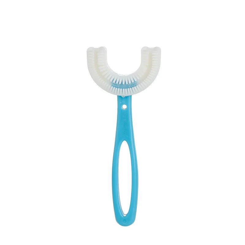 Brosse à dents en forme de U pour enfants en silicone