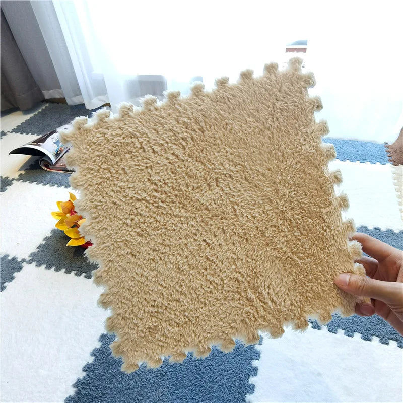 Tapis de Sol en Peluche Doux