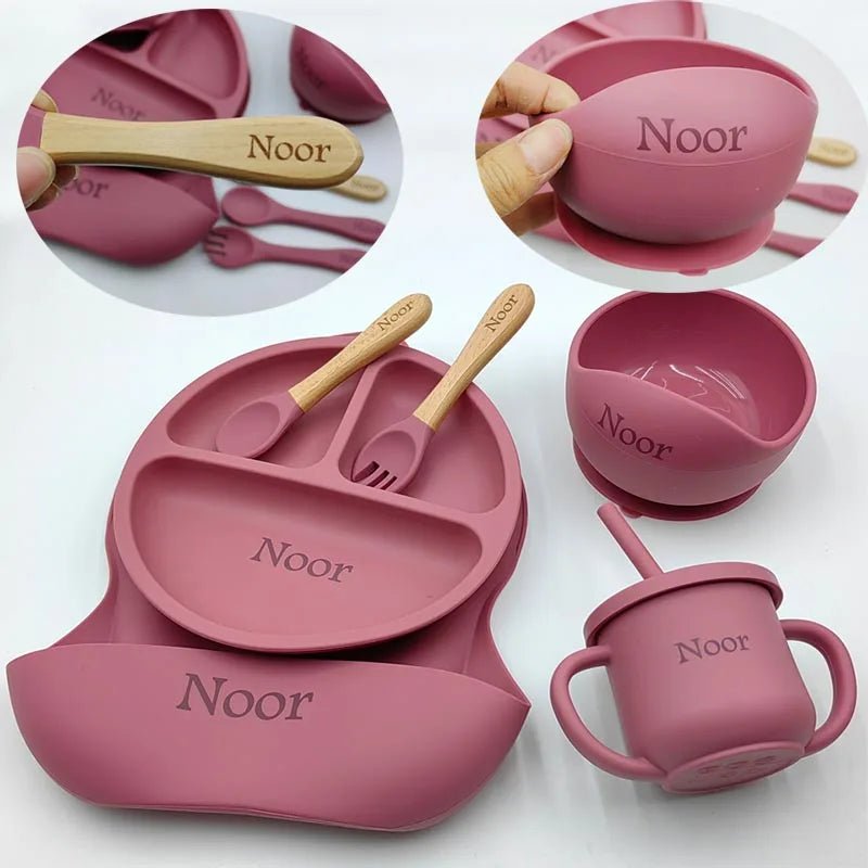 Ustensile en silicone pour enfants 6pcs