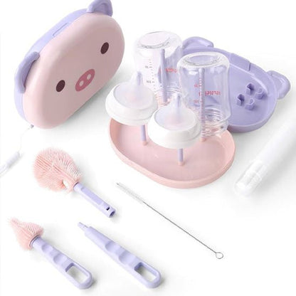 Egouttoir biberon kit mauve