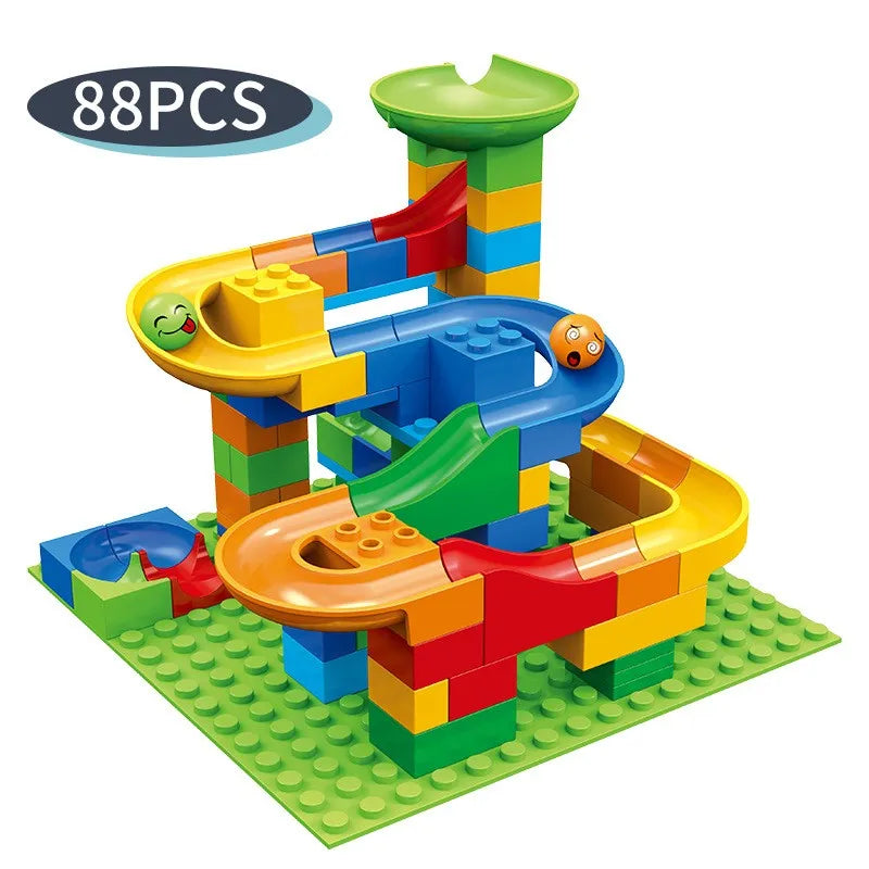 Puzzle lego de labyrinthe de billes