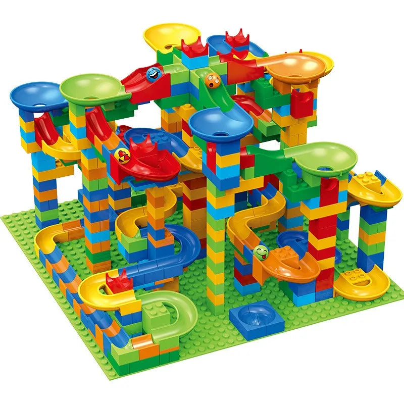 Puzzle lego de labyrinthe de billes