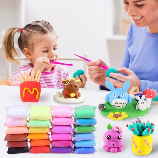 Pâte à Modeler en Argile Polymère Légère pour Enfant, 36 Couleurs