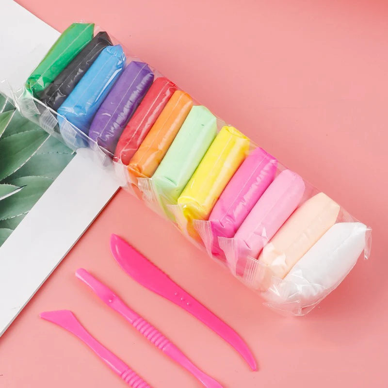 Pâte à Modeler en Argile Polymère Légère pour Enfant,, 36 couleurs