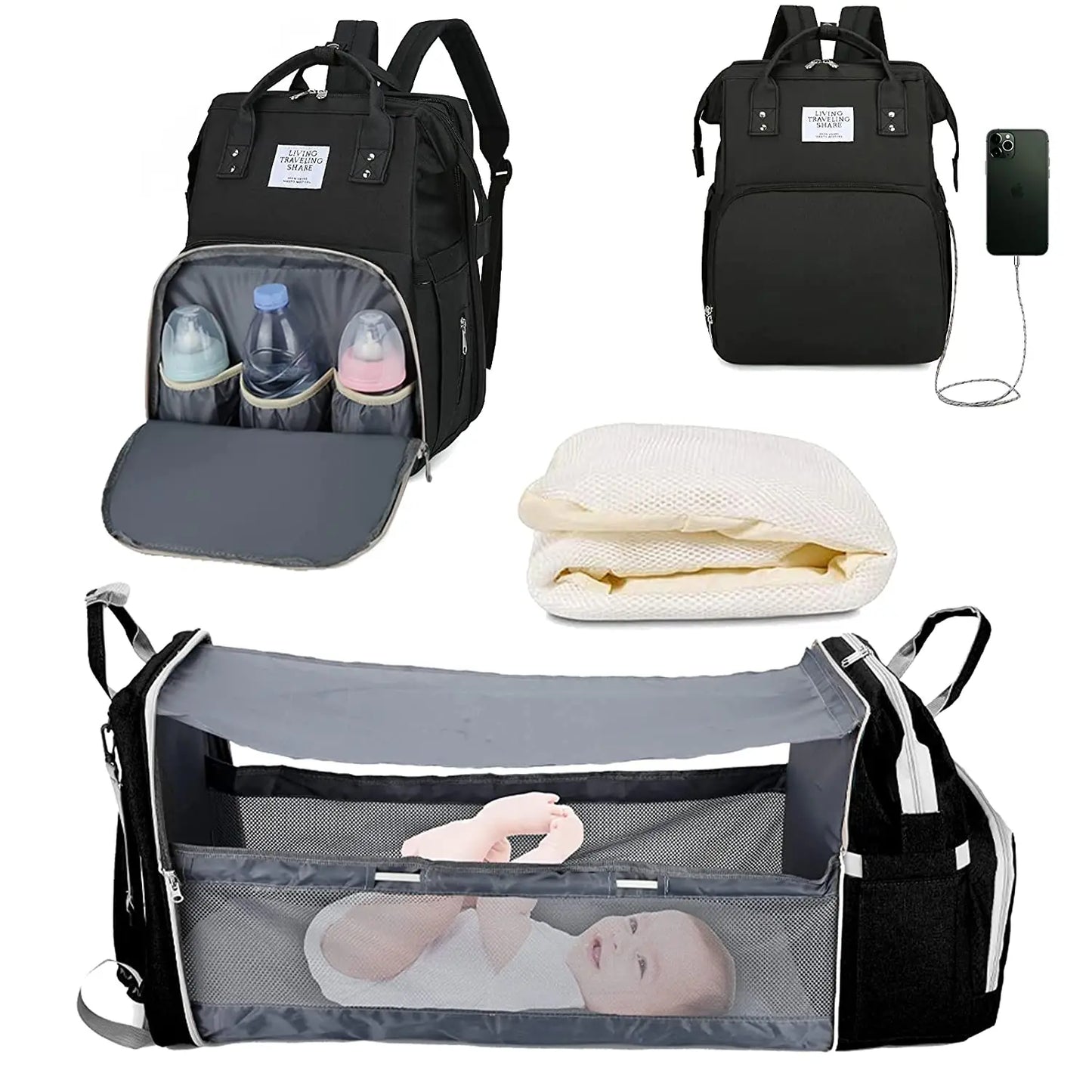 Sac à dos à langer