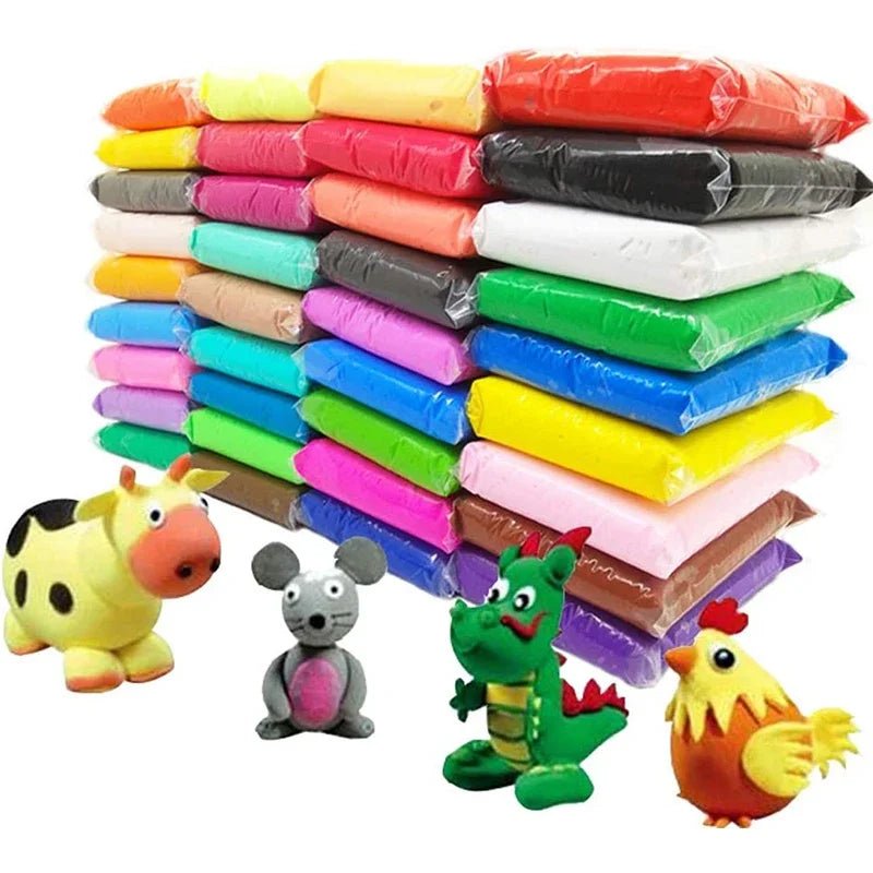 Pâte à Modeler en Argile Polymère Légère pour Enfant, 36 Couleurs