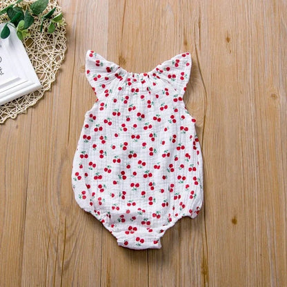 Barboteuse mousseline en coton lin
