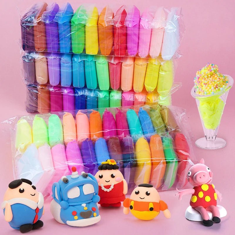 Pâte à Modeler en Argile Polymère Légère pour Enfant, 36 Couleurs