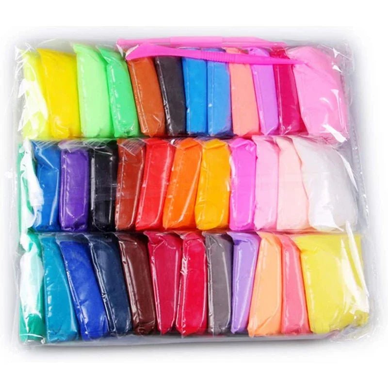 Pâte à Modeler en Argile Polymère Légère pour Enfant, 36 Couleurs