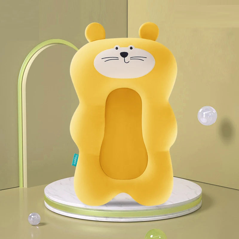 Siège de bain bébé ours jaune