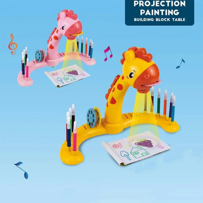 planche-à-dessin-de-girafe