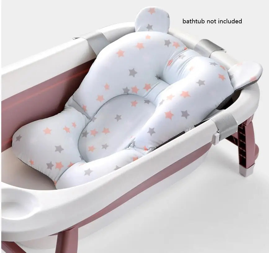 tapis de baignoire de sécurité pour nouveau-né blanc étoile